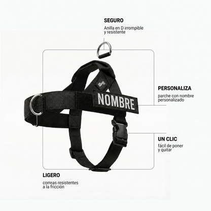 DogHuella™ Arnés Antitirones Personalizado
